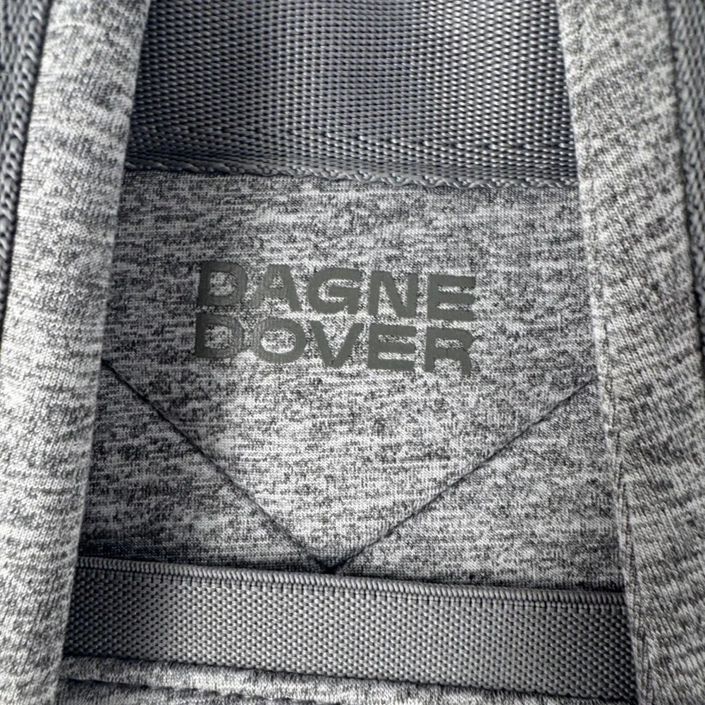Dagne Dover Indi Diaper Backpack Dark Grey Heather Neoprene Large Travel Bag